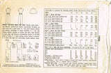1950s Vintage Simplicity Sewing Pattern 1952 Misses Dress and Cape Size 34 Bust