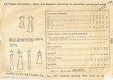 1940s Vintage Simplicity Sewing Pattern 1958 Easy Toddler Girls Princess Slip 4