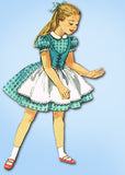 Simplicity 1979: 1950s Uncut Toddler Girls Tyrolean Dress Sz4 VTG Sewing Pattern