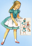 Simplicity 1979: 1950s Uncut Toddler Girls Tyrolean Dress Sz2 VTG Sewing Pattern