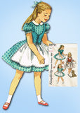 Simplicity 1979: 1950s Uncut Toddler Girls Tyrolean Dress Sz4 VTG Sewing Pattern