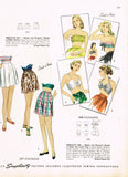 1940s Vintage Simplicity Pattern 2026 Misses Set of Bra & Halter Tops MED - Vintage4me2