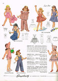 1940s Vintage Simplicity Sewing Pattern 2043 Toddler Girls Overalls & Jacket Sz2 - Vintage4me2