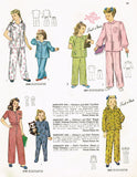 1940s Vintage Simplicity Sewing Pattern 2048 Toddler Girls 2 Piece Pajamas Sz 6 - Vintage4me2
