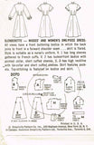 1950s Vintage Simplicity Sewing Pattern 2070 FF Misses Slenderette Dress Sz 12