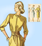 1940s Vintage Simplicity Sewing Pattern 2070 Misses Afternoon Dress Size 34 Bust - Vintage4me2