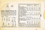 1950s Vintage Simplicity Sewing Pattern 2089 Easy Misses Cocktail Dress Sz 32 B