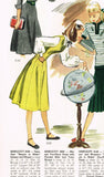 1940s Vintage Simplicity Sewing Pattern 2098 Cute Misses Sun Dress or Jumper 32B - Vintage4me2