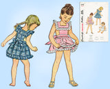 1940s Vintage Simplicity Sewing Pattern 2128 Uncut Toddler Girls Sun Dress Sz 4 - Vintage4me2