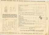 1940s Vintage Simplicity Sewing Pattern 2170 Misses Skating Costume with Hood Sz 30 B