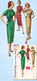 1950s Vintage Simplicity Sewing Pattern 2177 Uncut Misses Easy Dress Size 11 31B