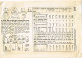 1950s Vintage Simplicity Sewing Pattern 2179 Misses Dress w Plastron Front Sz 34 B