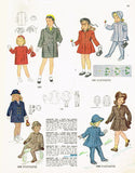 1940s Vintage Simplicity Sewing Pattern 2203 Uncut Toddler Girls Coat Size 2