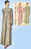 1940s Vintage Simplicity Sewing Pattern 2210 Plus Size Womens Nightgown 40 Bust - Vintage4me2