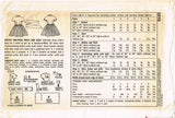 1950s Vintage Simplicity Sewing Pattern 2210 Toddler Girls Simple Dress Size 3