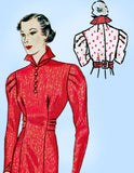 1930s Vintage Simplicity Sewing Pattern 2242 Misses Princess Dress Size 34 Bust - Vintage4me2