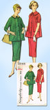 1950s Vintage Simplicity Sewing Pattern 2243 Uncut Misses Maternity Suit Size 11