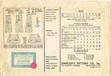 Simplicity 2256: 1930s Misses Bra Top Slip Size 38 Bust Vintage Sewing Pattern