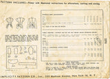 Simplicity 2270: 1940s Chic Misses Peplum Blouse Sz 30 B Vintage Sewing Pattern