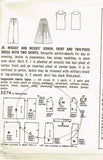 1950s Vintage Simplicity Sewing Pattern 2274 Uncut Misses Suit Separates Size 11