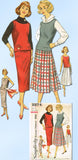 1950s Vintage Simplicity Sewing Pattern 2274 Uncut Misses Suit Separates Size 11