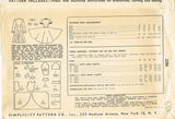Simplicity 2286: 1940s Uncut Easy Teen Dress Sz 30 B Vintage Sewing Pattern