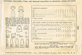 1940s Vintage Simplicity Sewing Pattern 2289 Uncut Misses Shirtwaist Dress Sz 32 B