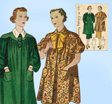 Simplicity 2291: 1930s Charming Misses Artists Smock 34 B Vintage Sewing Pattern