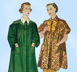 Simplicity 2291: 1930s Charming Misses Artists Smock 34 B Vintage Sewing Pattern