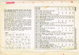 1950s Vintage Simplicity Sewing Pattern 2293 21" High Heel Doll Clothes ORIG
