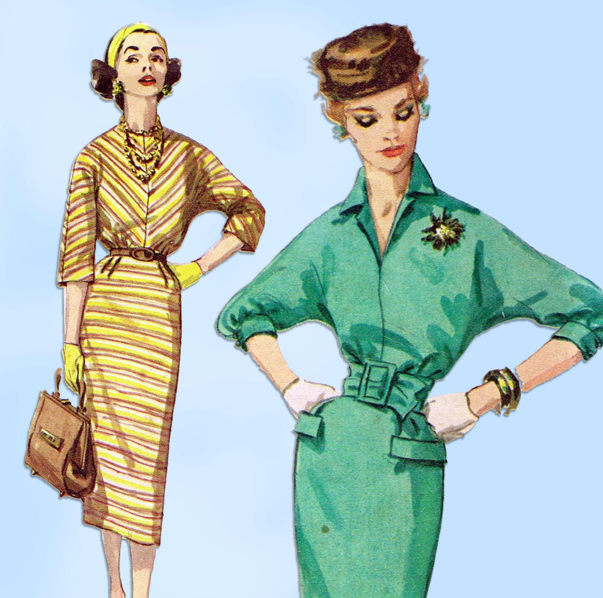 Simplicity 2296: 1950s Misses Bias Dress Sz 32B Vintage Sewing Pattern –  Vintage4me2
