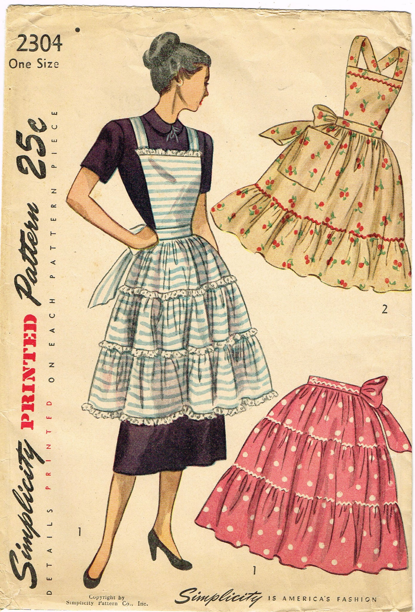 Sew a classic apron :: Vintage-style sewing pattern :: allaboutyou.com