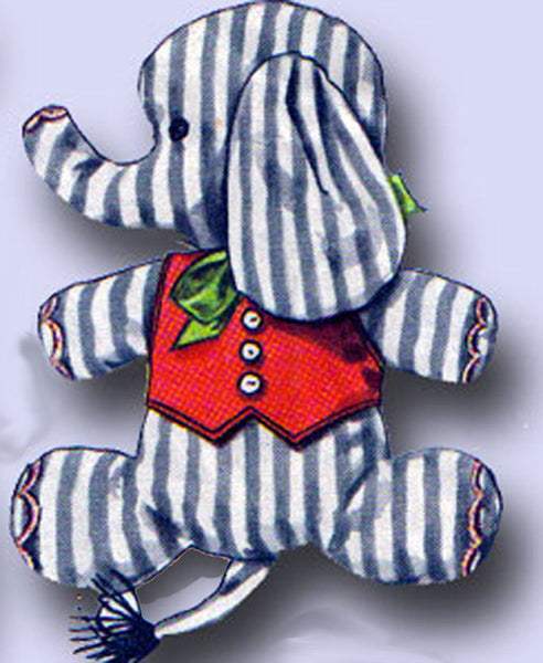 1950s Vintage Simplicity Sewing Pattern 2329 Easy Stuffed Animal Dolls & Toys