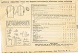 1940s Vintage Simplicity Sewing Pattern 2353 Uncut Girls Coat & Hat Size 8