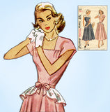1940s Vintage Simplicity Sewing Pattern 2357 Misses Peplum Dress Size 29 Bust