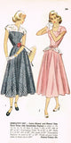 1940s Vintage Simplicity Sewing Pattern 2357 Misses Peplum Dress Size 33 Bust