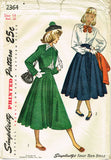 1940s Vintage Simplicity Sewing Pattern 2364 Uncut Misses Bolero Suit Sz 32 Bust - Vintage4me2