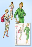 1950s Vintage Simplicity Sewing Pattern 2369 Uncut Misses Dress and Jacket 32B