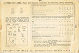 1940s Vintage Simplicity Sewing Pattern 2386 Easy Uncut Teen Girls Dress Size 14