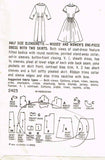 1950s Vintage Simplicity Sewing Pattern 2423 Uncut Misses Half Size Dress Sz 35B
