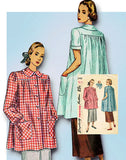 1940s Original Vintage Simplicity Sewing Pattern 2436 Misses Smock Size 34 Bust - Vintage4me2
