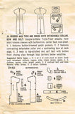 1950s Vintage Simplicity Sewing Pattern 2442 Simple Uncut Misses Dress Size 33 B
