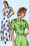 1940s Vintage Simplicity Sewing Pattern 2486 Uncut Misses Dress SIze 20 38B - Vintage4me2