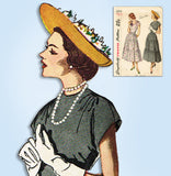 1940s Vintage Simplicity Sewing Pattern 2510 Uncut Easy Misses Dress Sz 34 Bust - Vintage4me2