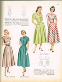 1940s Vintage Simplicity Sewing Pattern 2517 Uncut Misses Shirtwaist Dress 32 B
