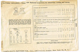 1940s Vintage Simplicity Sewing Pattern 2554 Toddler Girls Princess Dress Size 4
