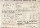 Simplicity 2580: 1940s Charming Misses Ruffled Skirt & Stole Vintage Sewing Pattern