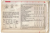 Simplicity 2611: 1950s Teen Misses Day Dress Size 33 B Vintage Sewing Pattern