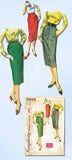 1950s Vintage Simplicity Sewing Pattern 2613 Simple Uncut Misses Skirt Size 28 W
