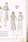 1930s Original Vintage Simplicity Pattern 2667 Misses Dress and Apron Sz 36 Bust